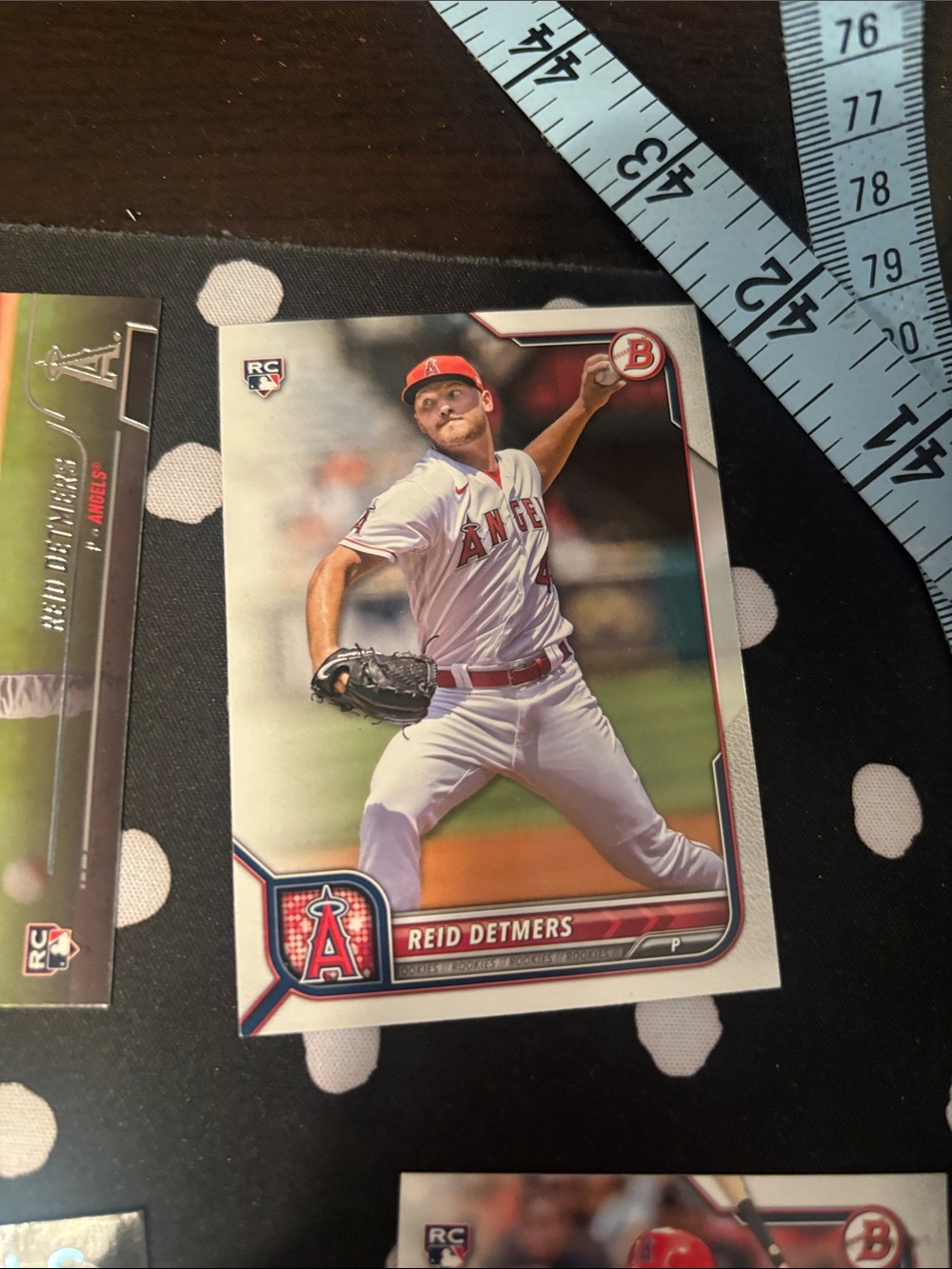 MLB Los Angeles Angels Baseball Card - Red Team Design - Picture 8 of 11